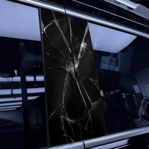 Unique Car Personality Center Column Decorative Sticker - Creative Design