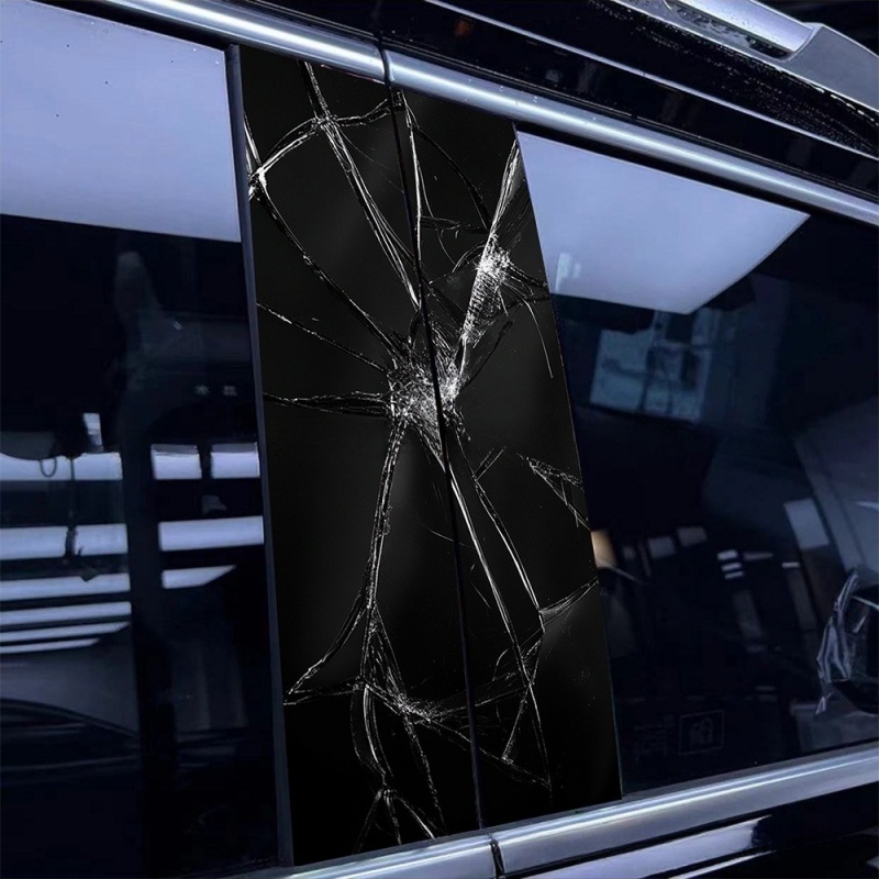 Unique Car Personality Center Column Decorative Sticker - Creative Design