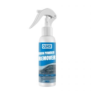 OUHOE Car Iron Powder Rust Remover Spray - Effective Anti Rust Solution for Car Supplies and Stain Cleaning