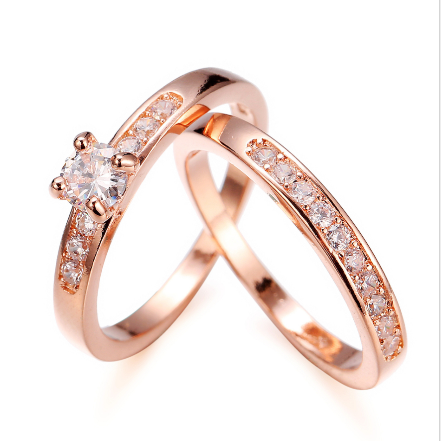 Stunning Rose Gold Diamond Ring - Elegant Jewelry for Every Occasion - Image 3