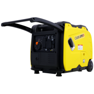 Super Quiet 4500W Inverter Generator - Portable Electric Start, Foldable Handle & Wheels, 212cc 4-Stroke CARB EPA Compliant