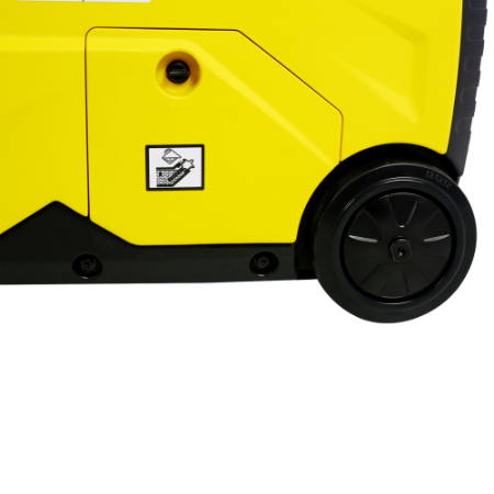 Super Quiet 4500W Inverter Generator - Portable Electric Start, Foldable Handle & Wheels, 212cc 4-Stroke CARB EPA Compliant - Image 5