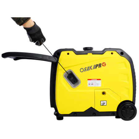 Super Quiet 4500W Inverter Generator - Portable Electric Start, Foldable Handle & Wheels, 212cc 4-Stroke CARB EPA Compliant - Image 7