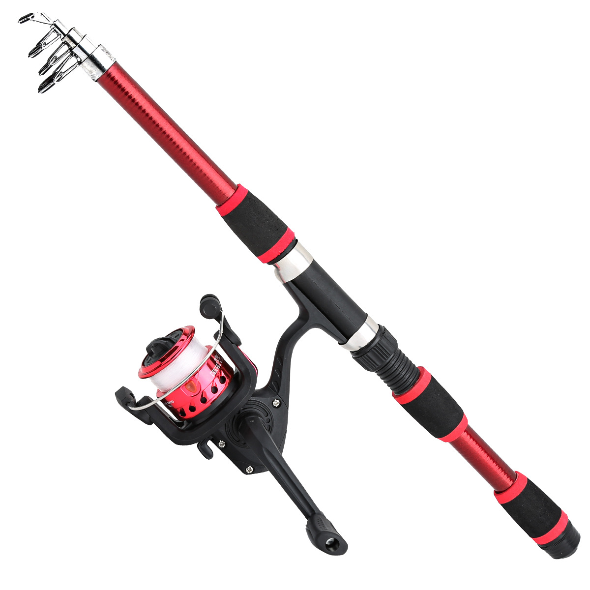 Children's Telescopic Lure Fishing Rod - 18M Short Section Glass Steel Snakehead Pack - Image 7