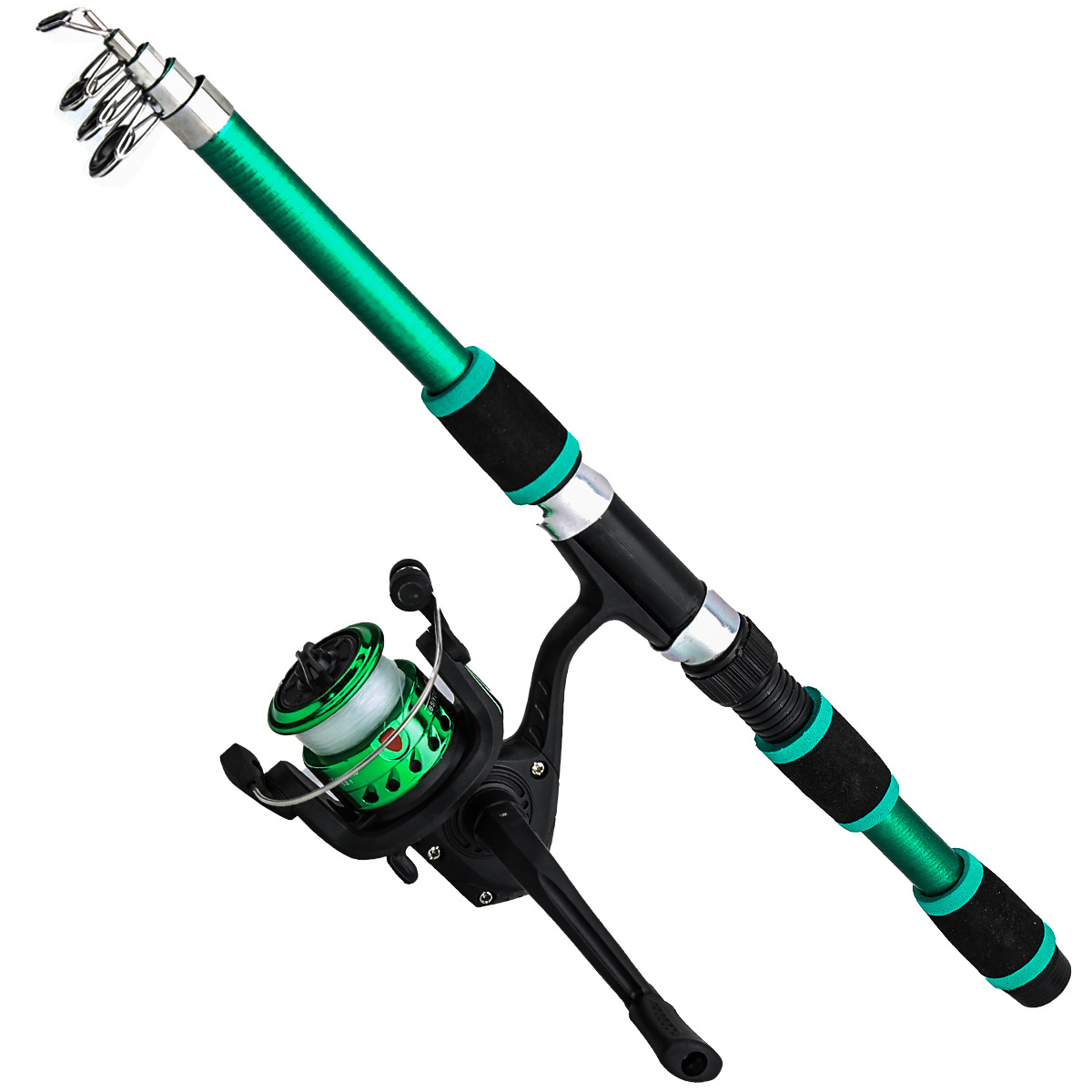 Children's Telescopic Lure Fishing Rod - 18M Short Section Glass Steel Snakehead Pack - Image 8