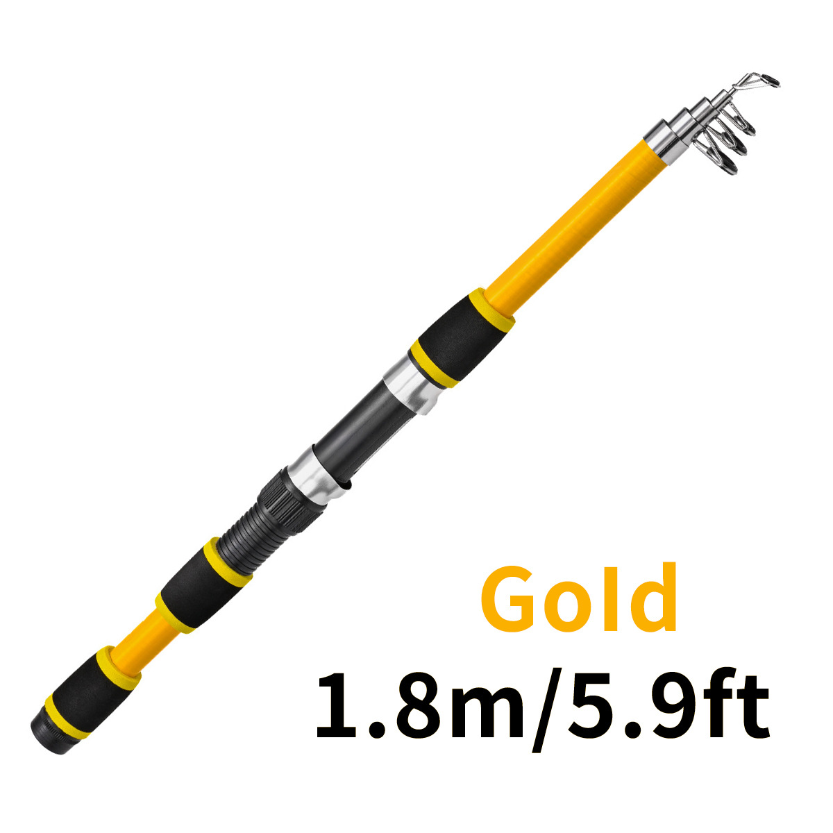 Children's Telescopic Lure Fishing Rod - 18M Short Section Glass Steel Snakehead Pack - Image 17