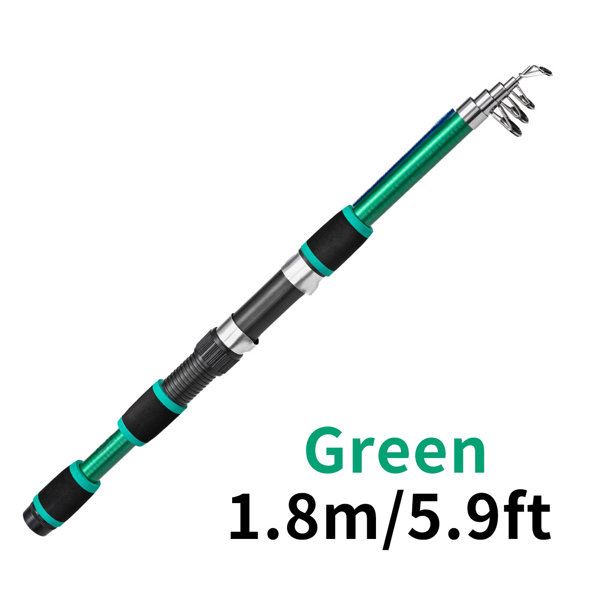 Children's Telescopic Lure Fishing Rod - 18M Short Section Glass Steel Snakehead Pack - Image 21