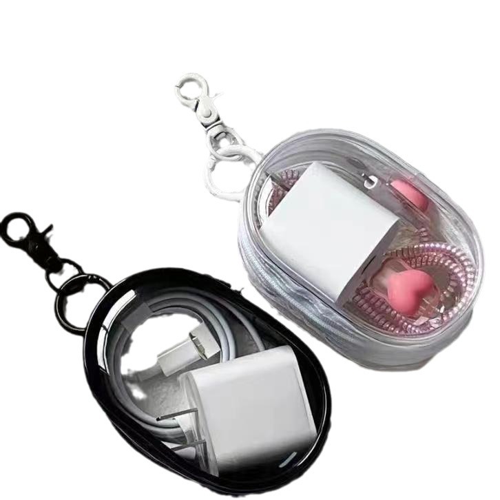 Transparent Data Cable Storage Bag for Digital Chargers - Organize with Ease! - Image 5
