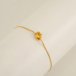 Stainless Steel 26 Letter Bracelet with Unique Special-interest Design