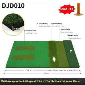 PGM Indoor Golf Practice Ball Mat - Multifunctional Training Pad for All Skills