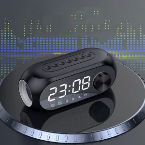Portable Mini Clock with Extra Bass - Perfect for Home Use