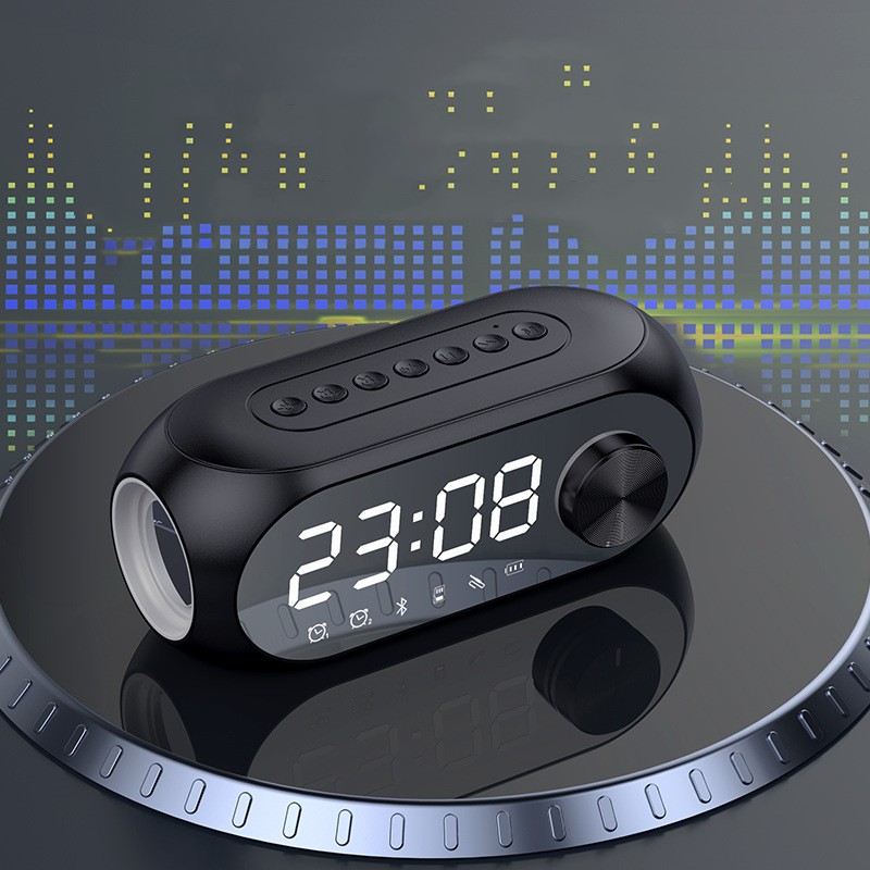 Portable Mini Clock with Extra Bass - Perfect for Home Use