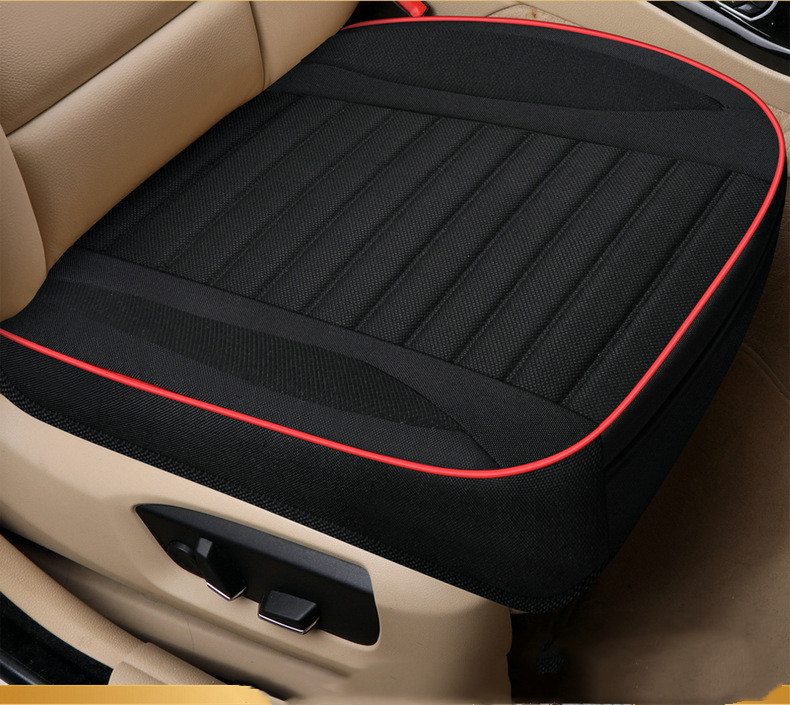 Three-Piece Car Seat Cushion Set - New Linen Cushion Cover Without Backrest