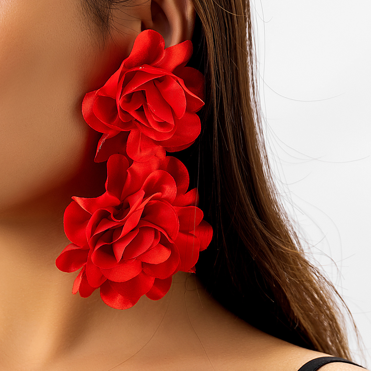 Stylish Colorful Tassel Flower Minimalist Earrings – Perfect for Any Occasion - Image 11