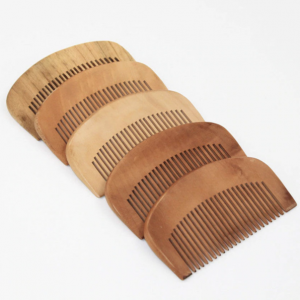 Peach Wood Hair Comb - Small Wooden Comb for Massage & Health Benefits
