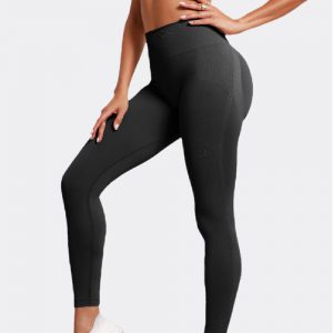 Stylish Women's Skinny Yoga Pants with Fashionable Hip Raise Design