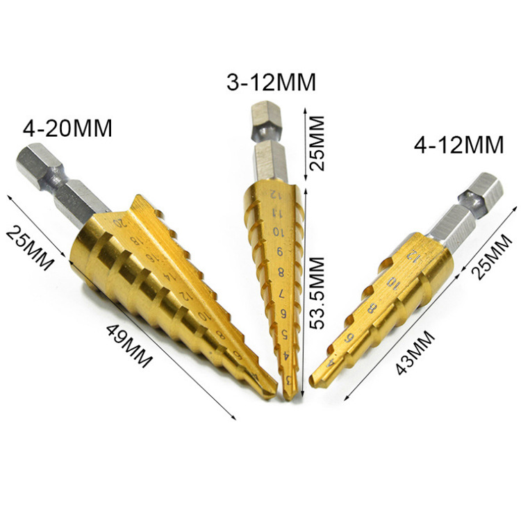 High-Speed Steel Step Drill Pagoda Bit - Precision Step Drill Tool - Image 5