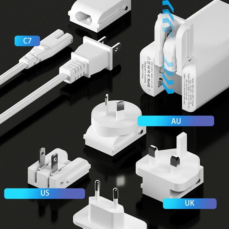Sleek and Compact Fast Charge Charger with Color Screen Digital Display - Image 2