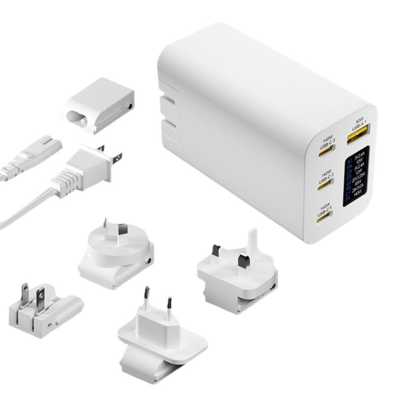 Sleek and Compact Fast Charge Charger with Color Screen Digital Display - Image 4