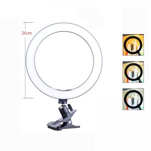 Apple-Compatible Selfie Photography Tripod Desktop Stand with Fill Light