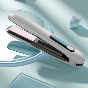 Portable Wireless Hair Straightener & Curler Mini 2 IN 1 USB 5000mAh Max 200°C - 4 Levels for Dry and Wet Styling
