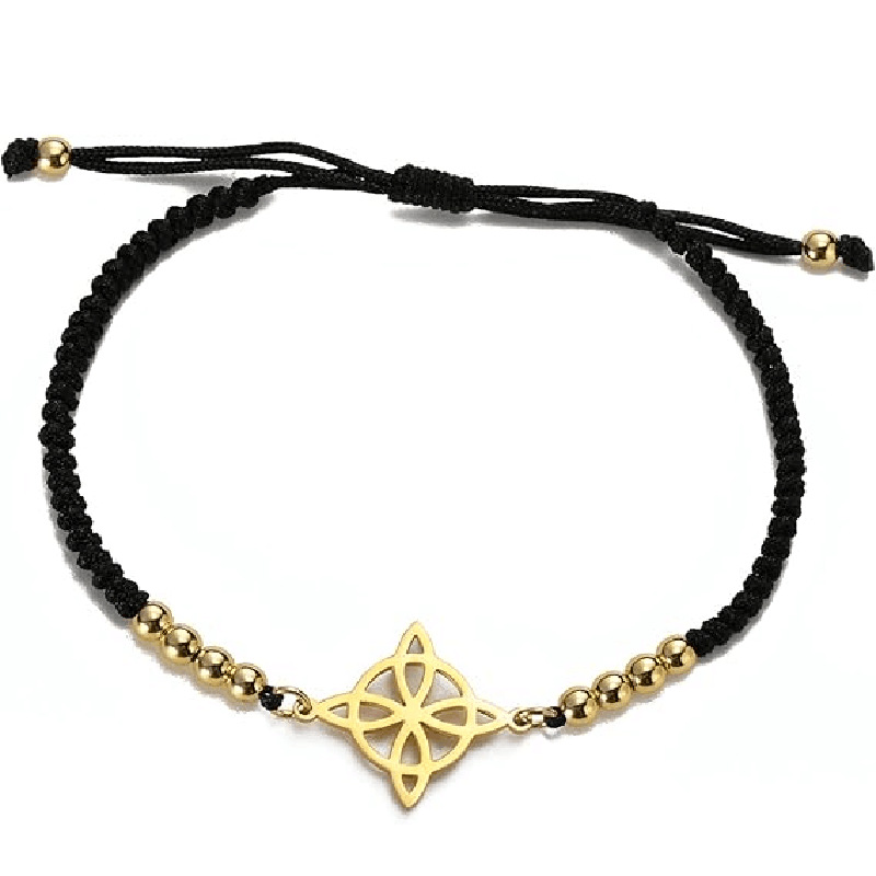 Versatile Golden Beaded Weave Adjustable Carrying Strap - Stylish & Simple - Image 4