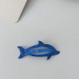 Oil Dripping Dolphin BB Clip Ins - Heartfelt Romantic Barrettes for Girls