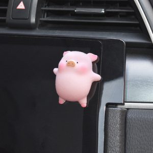 Adorable Cartoon Pig Car Accessories for Fun and Style