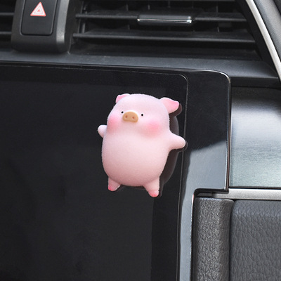 Adorable Cartoon Pig Car Accessories for Fun and Style