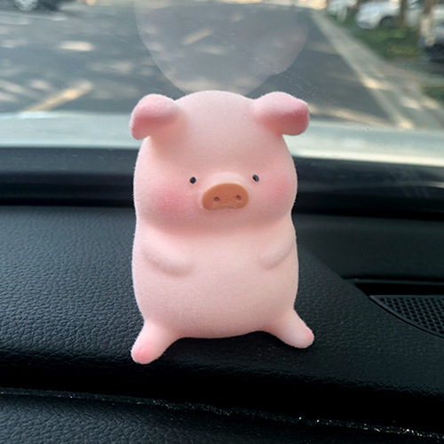 Adorable Cartoon Pig Car Accessories for Fun and Style - Image 2