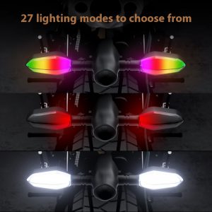 Motorcycle LED Projection Turn Light - High-Visibility Warning Indicator