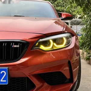 BMW 2 Series M2C Lemon Yellow Golden Eye Belt - Premium Aluminum Parts