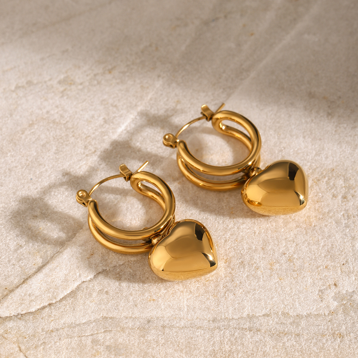 Stunning Audrey Gold Earrings - Elegant Jewelry for Every Occasion - Image 5