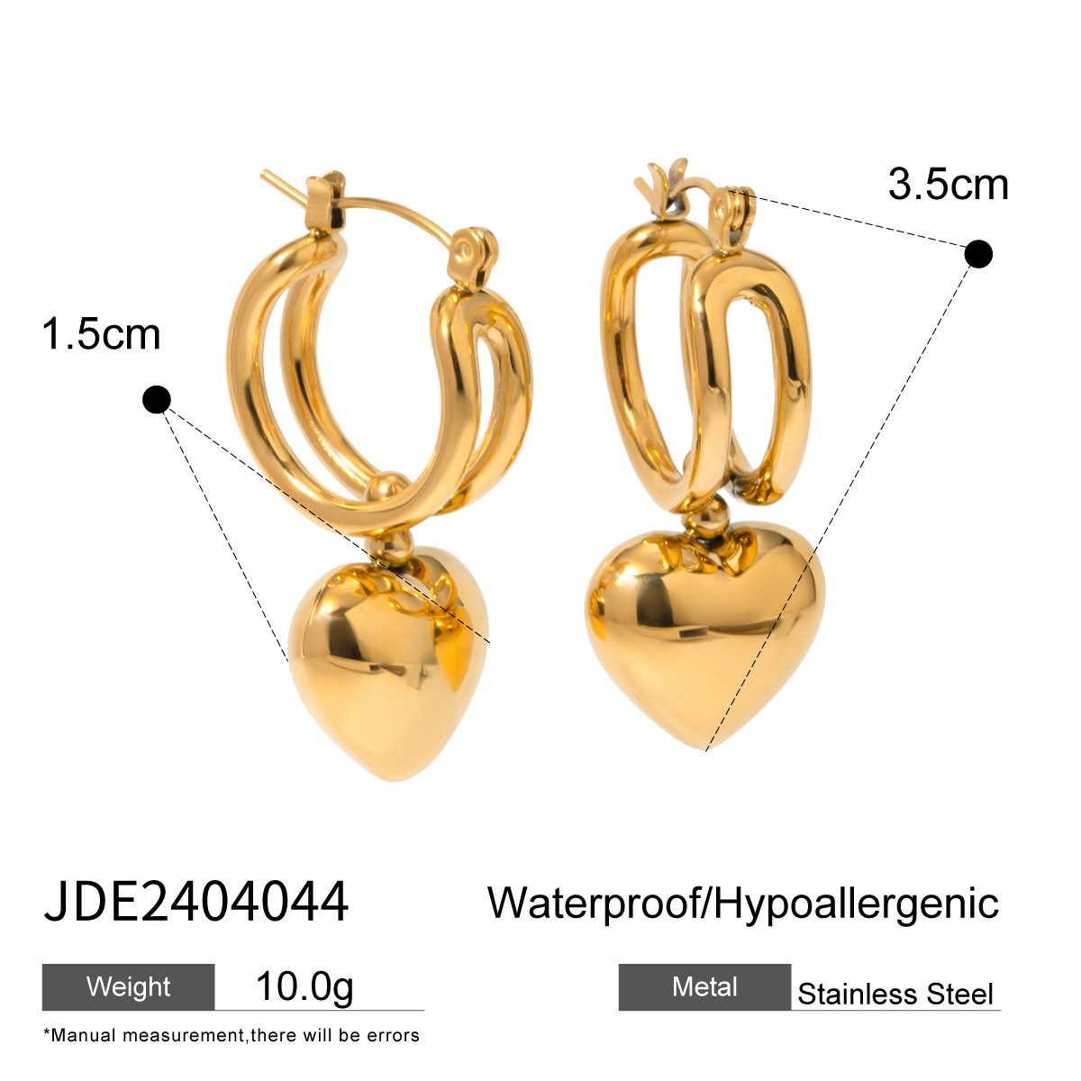 Stunning Audrey Gold Earrings - Elegant Jewelry for Every Occasion - Image 11