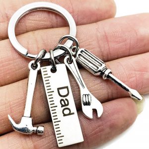 Compact Hammer Screwdriver Keychain Tool - Essential Multi-Function Gadget