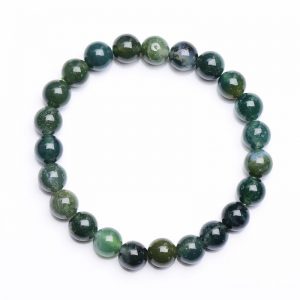 Natural Water Grass Agate Bracelet - Elegant Gemstone Jewelry for All Occasions