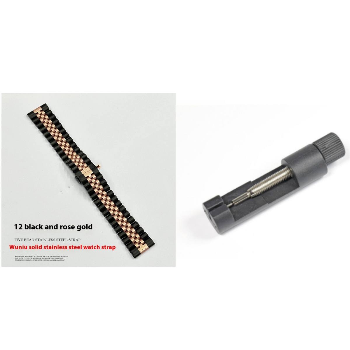 Five-Bead Cow Ring | Durable Solid Stainless Steel Strap for Lasting Style - Image 5