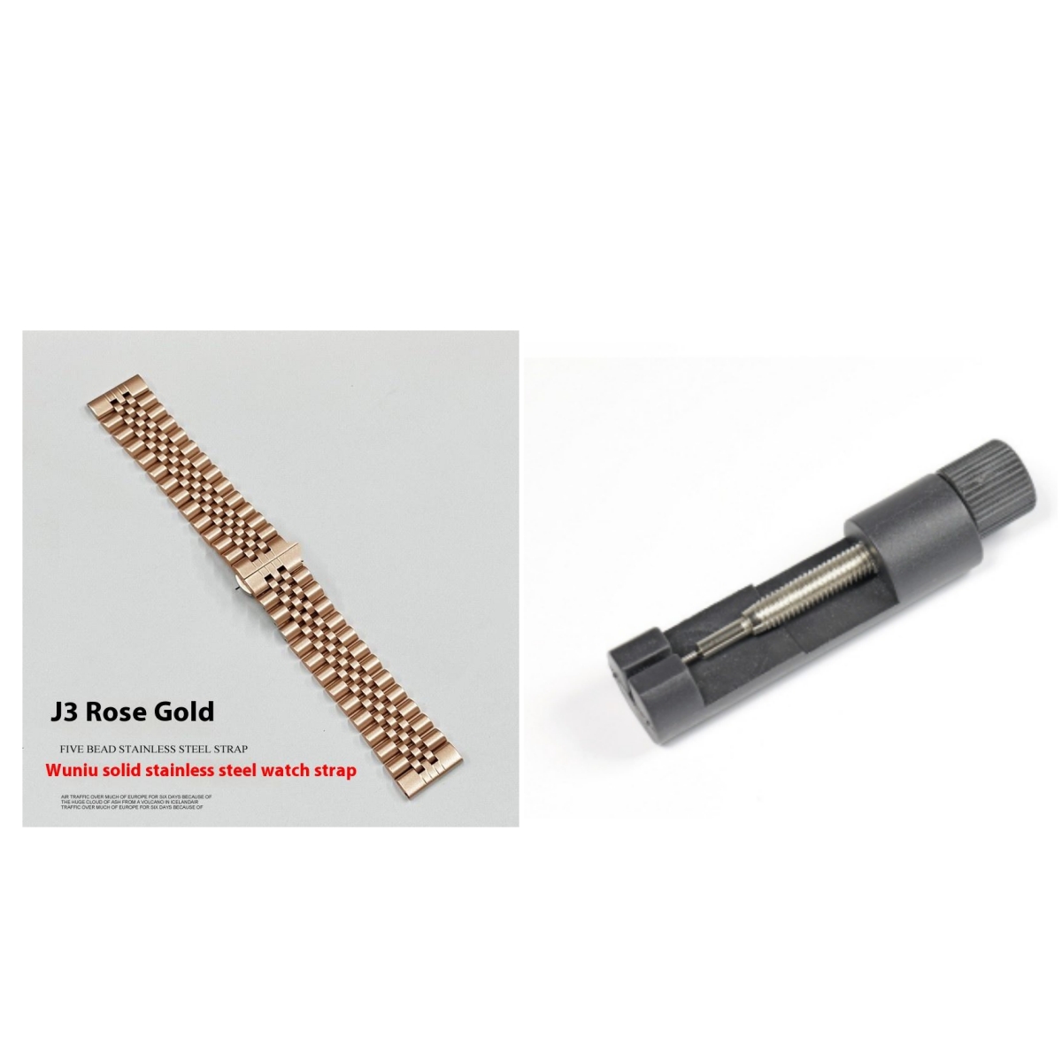 Five-Bead Cow Ring | Durable Solid Stainless Steel Strap for Lasting Style - Image 10