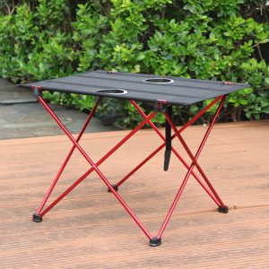 Compact Ultra-Light Aluminum Folding Table for Outdoor Adventures