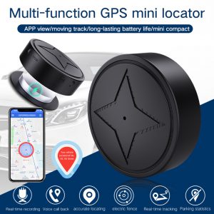 Mini GPS Tracker with Strong Magnetic Mount for Car, Motorcycle & Truck - Real-time Vehicle Tracking Locator & Anti-Lost Solution