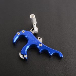 Bow and Arrow Accessories: Cam Bow Four-Finger Grip Metal Release Aid for Precision Shooting
