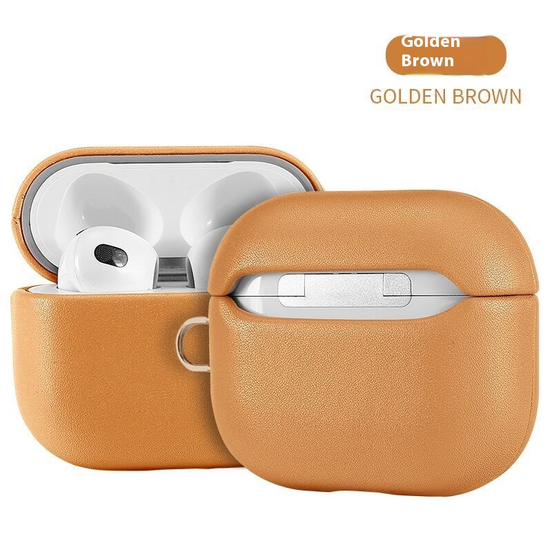 Premium Light Luxury Cowhide Earphone Sleeves - Elevate Your Audio Experience - Image 6