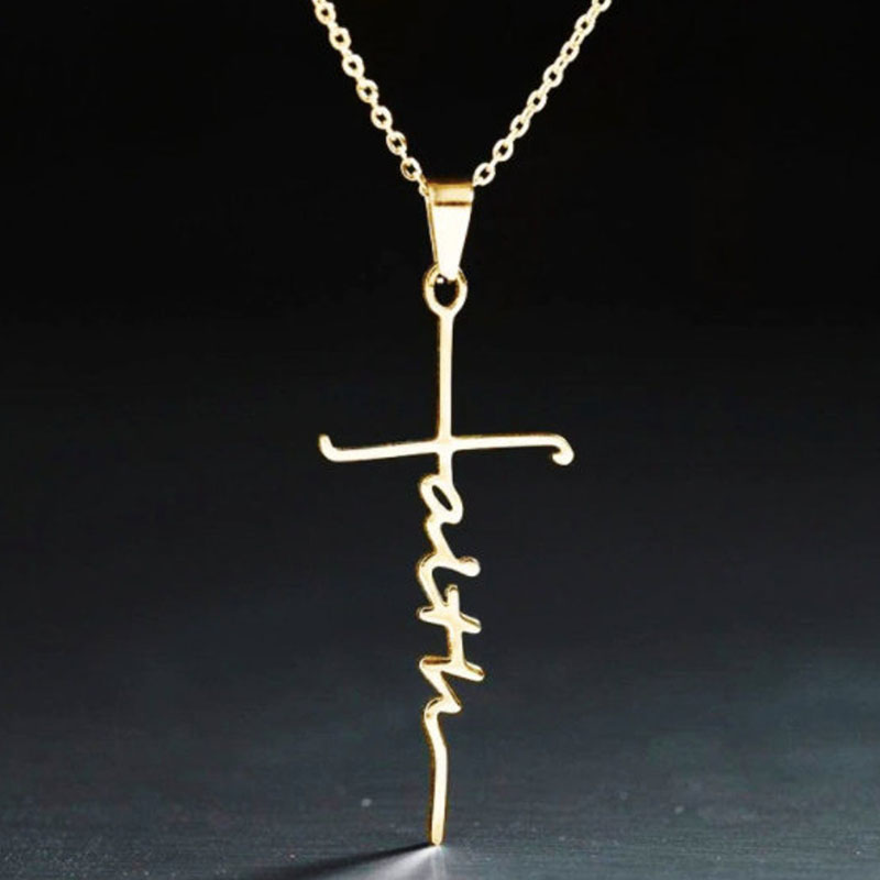 Stainless Steel Faith Necklace - Meaningful Gift for Believers - Image 4