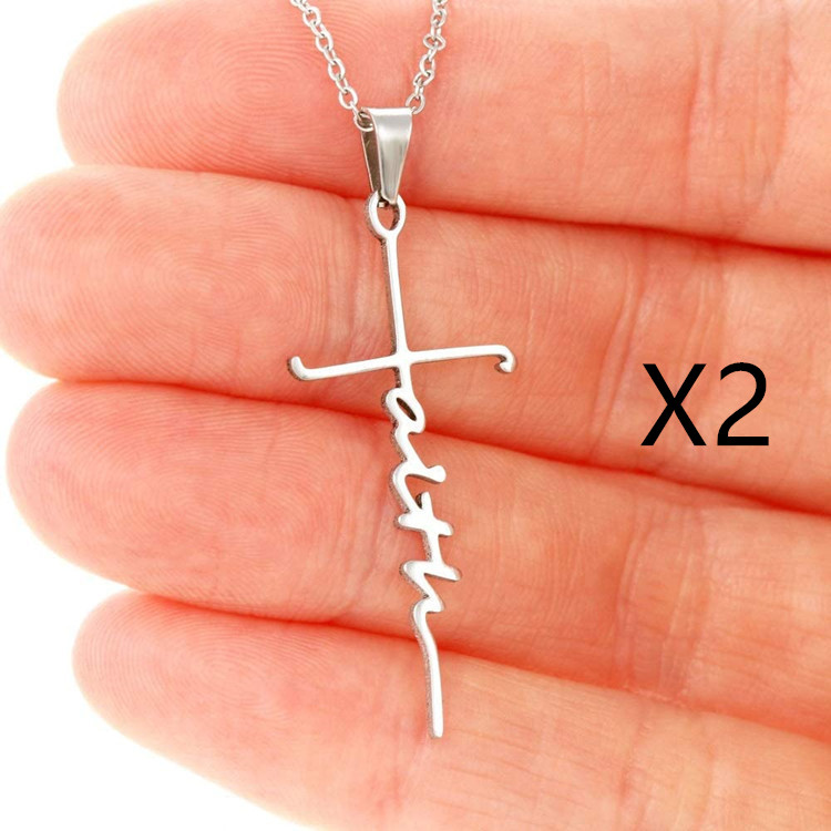 Stainless Steel Faith Necklace - Meaningful Gift for Believers - Image 6