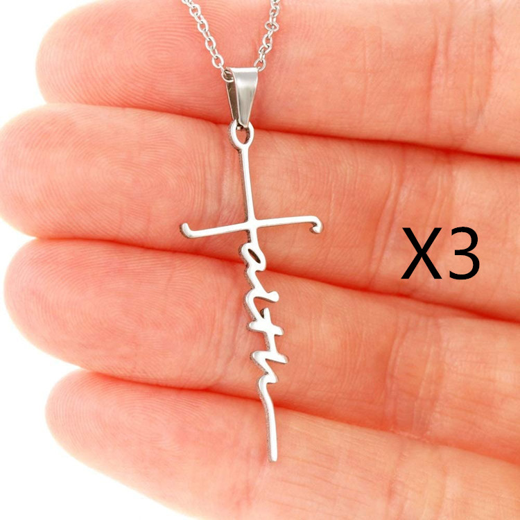 Stainless Steel Faith Necklace - Meaningful Gift for Believers - Image 7