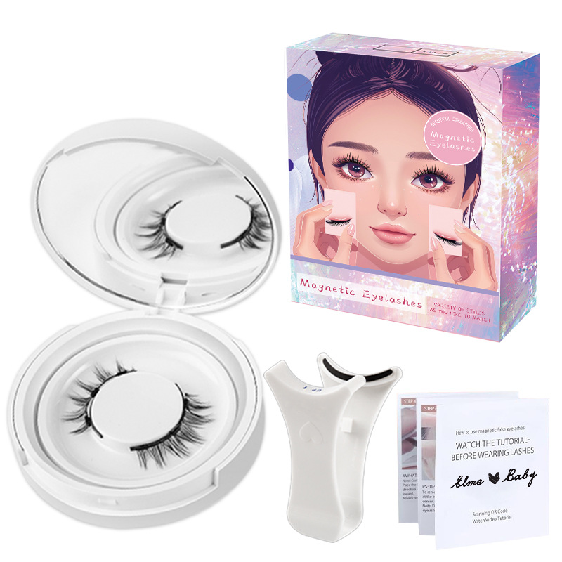 Magnetic Suction Natural Eyelashes - One Pair of Super Soft Mink Hair for Daily Wear, Easy to Apply - Image 27
