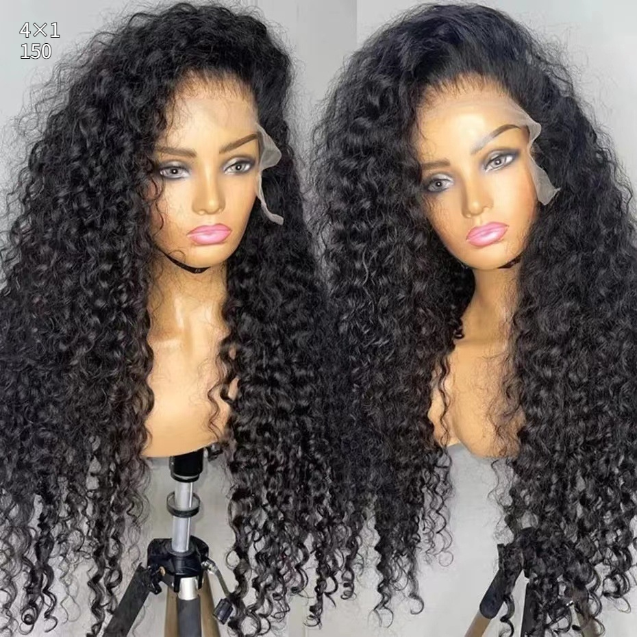 Deep Wave T Part Frontal Wig - Premium Human Hair Headgear for Stunning Style - Image 6