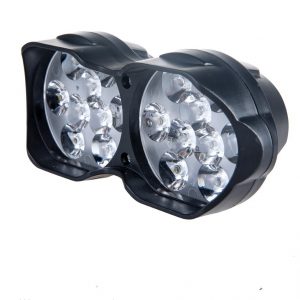 L15 Motorcycle LED Headlights - High-Performance Electric Car External Lights with 9 & 18 Beads Double Spotlight Highlights (9V-85V)