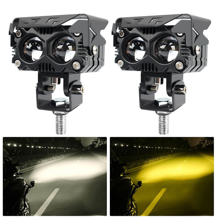 Two-Color Lens Headlight for Motorcycles - Bright and Stylish Lighting - Image 11