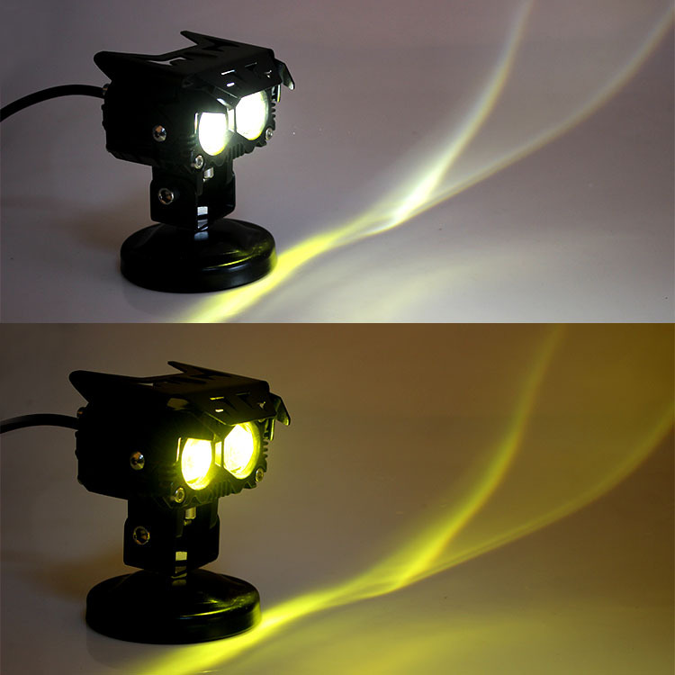 Two-Color Lens Headlight for Motorcycles - Bright and Stylish Lighting - Image 12
